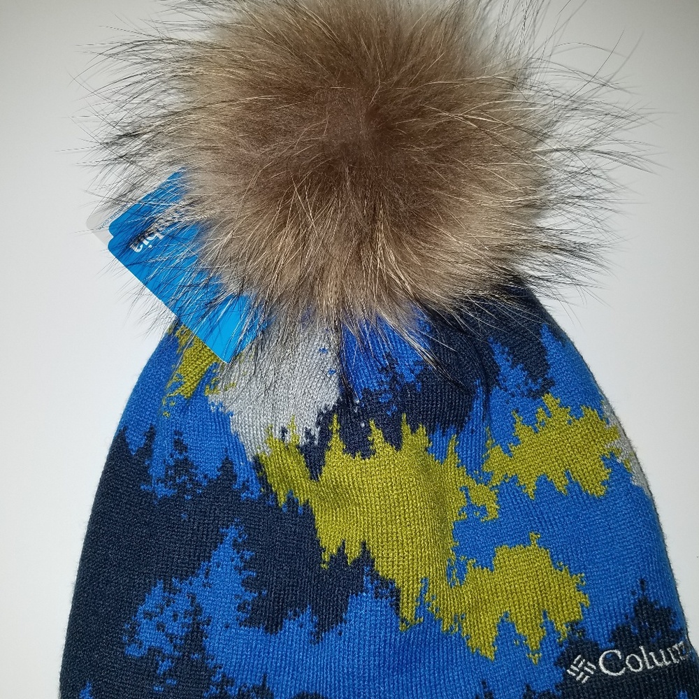 Winter hat with authentic fur.